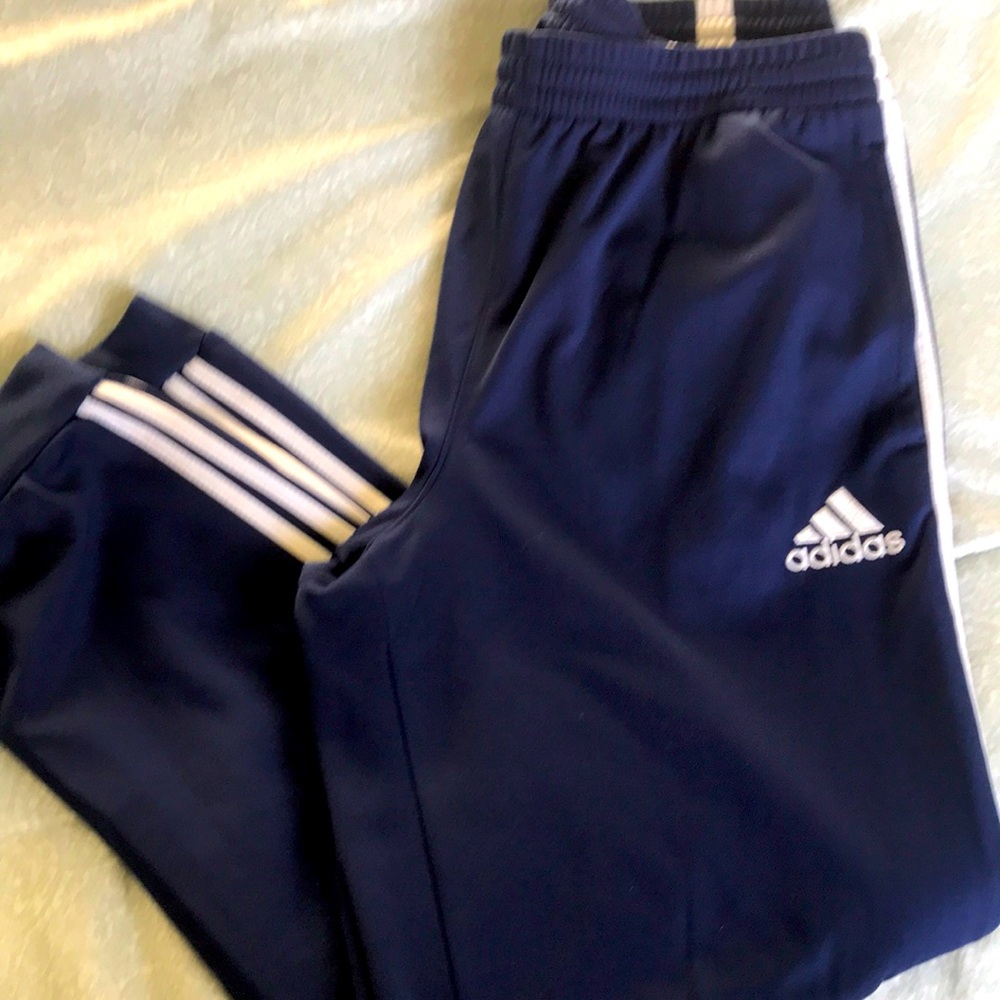 Adidas Climawarm blue track pants